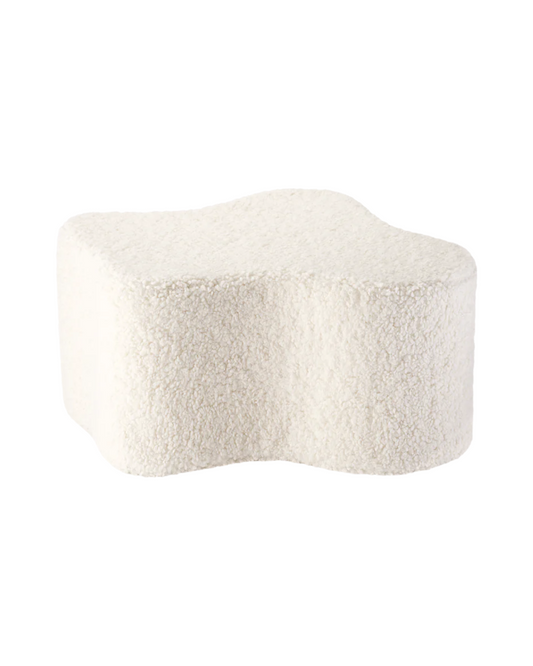 Cloud Pouffe Cream white