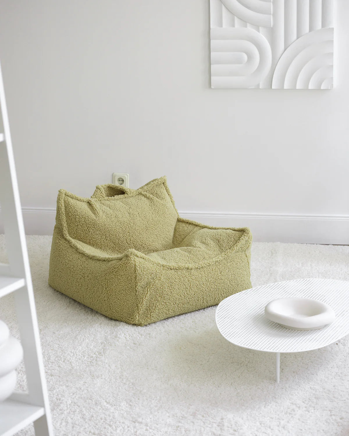 Beanbag Chair Teddy Matcha