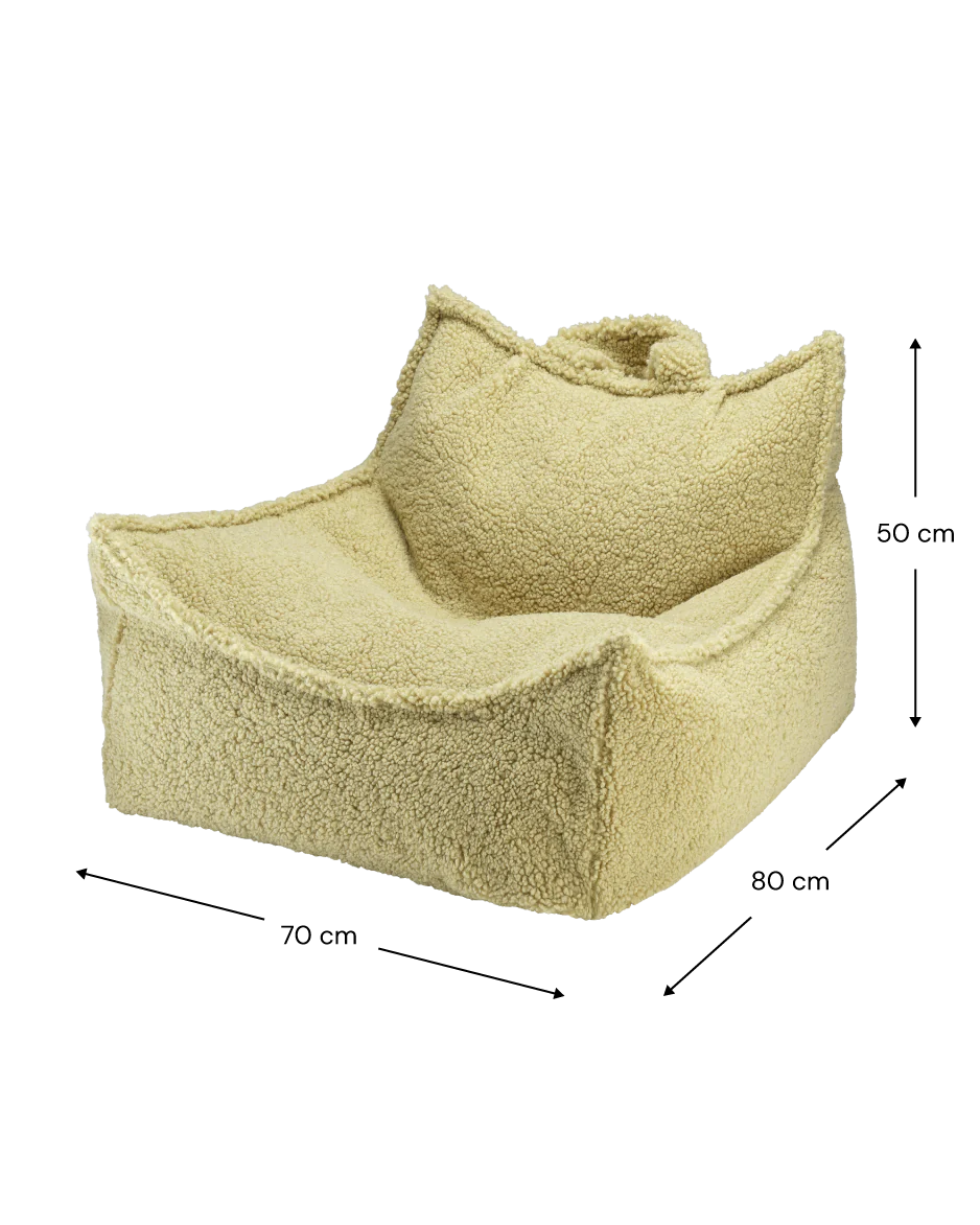 Beanbag Chair Teddy Matcha