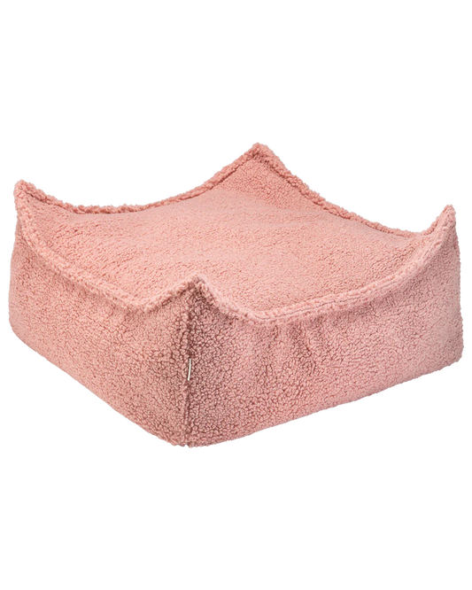 Square Teddy Ottoman Guava