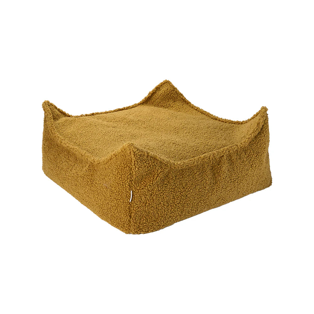 Square Ottoman Teddy Maple