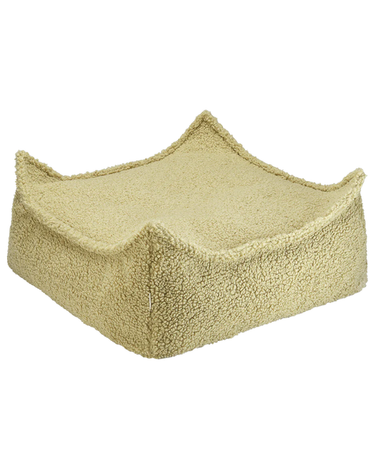 Square Ottoman Teddy Matcha