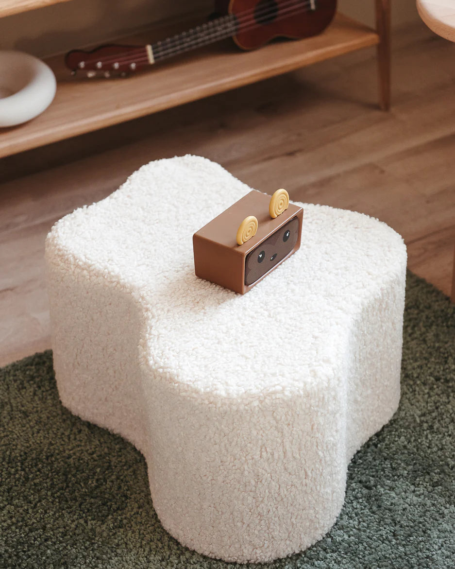 Cloud Pouffe Cream white