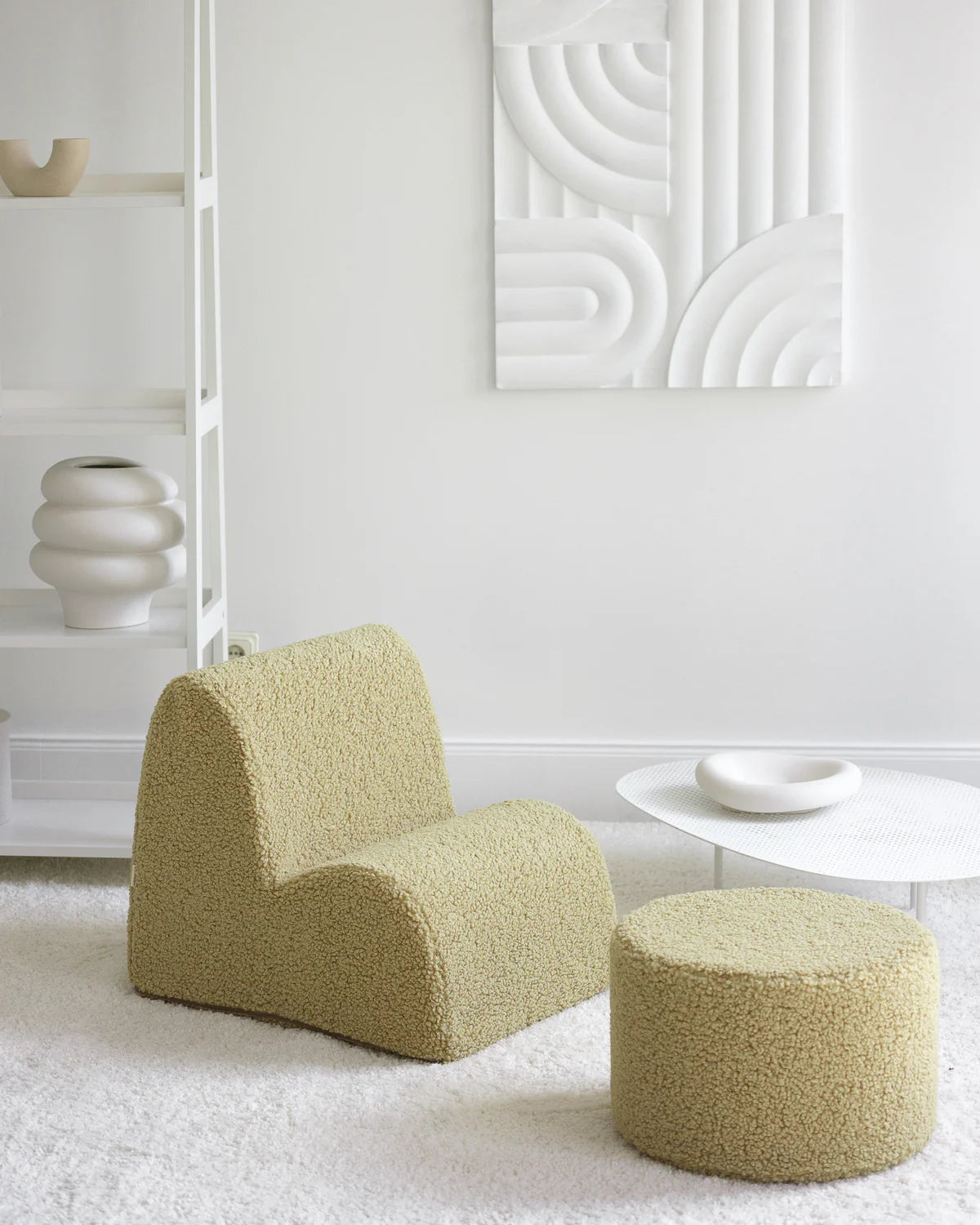 Pouffe Teddy Matcha