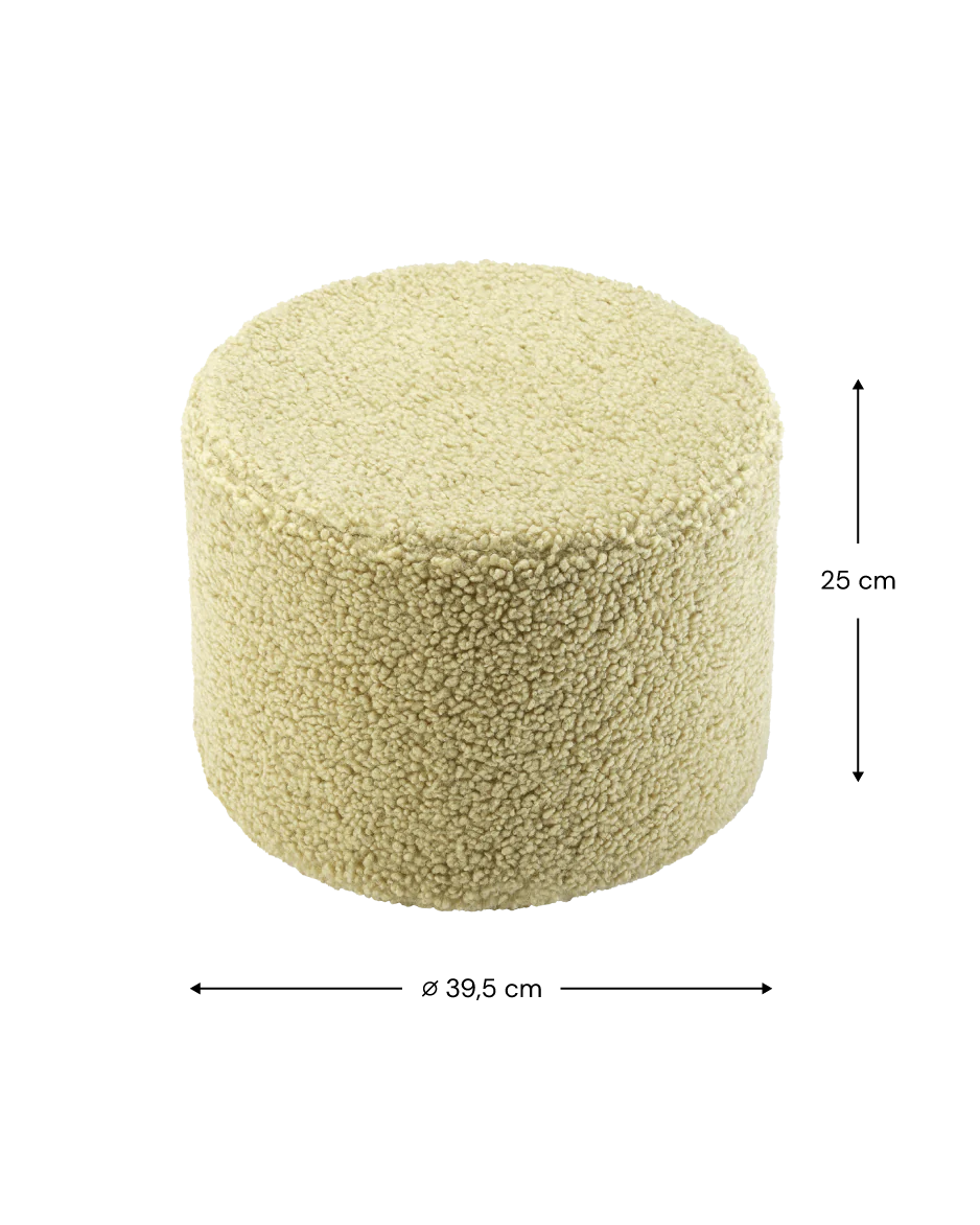 Pouffe Teddy Matcha