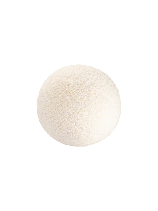 Ball Cushion Cream White