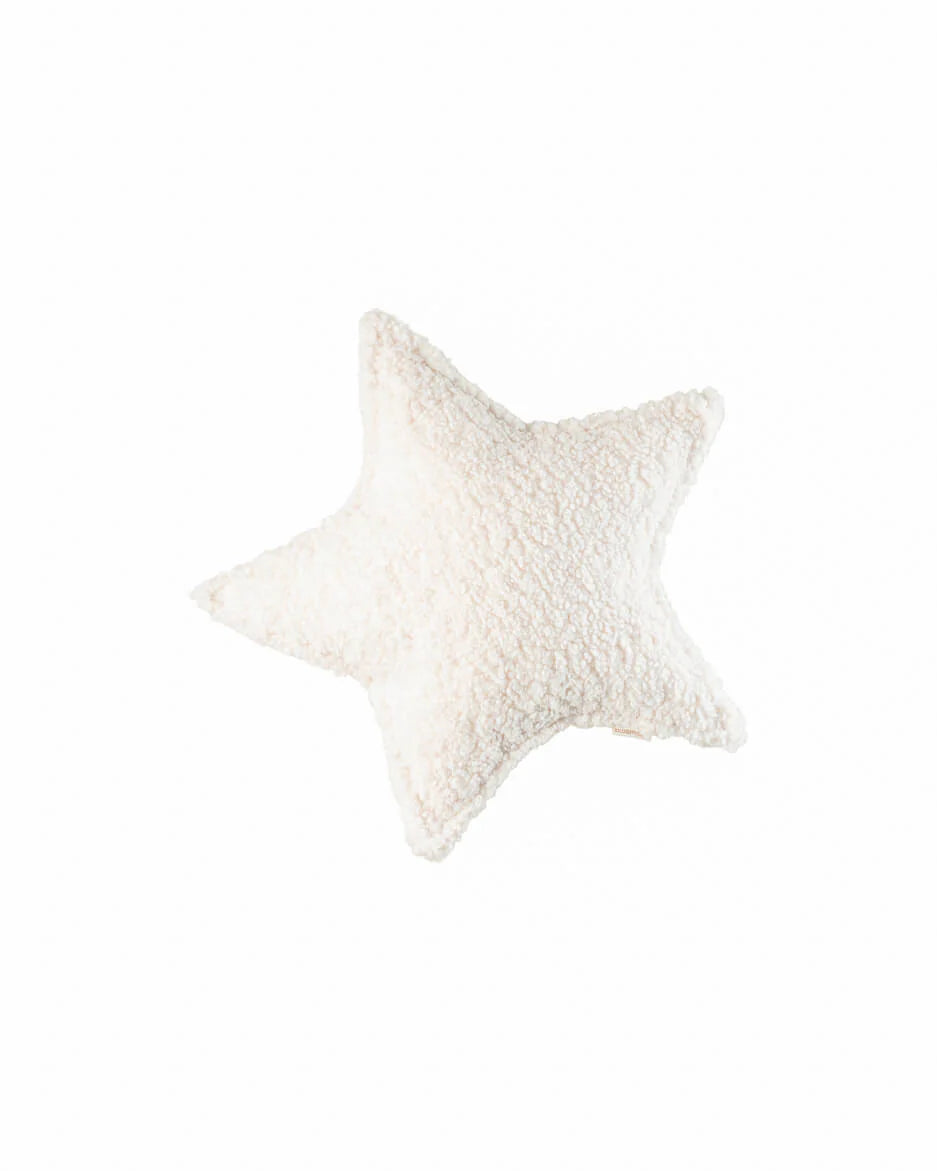 Star Cushion Cream White