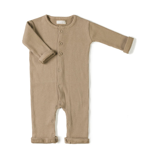 GERIPPTER OVERALL beige